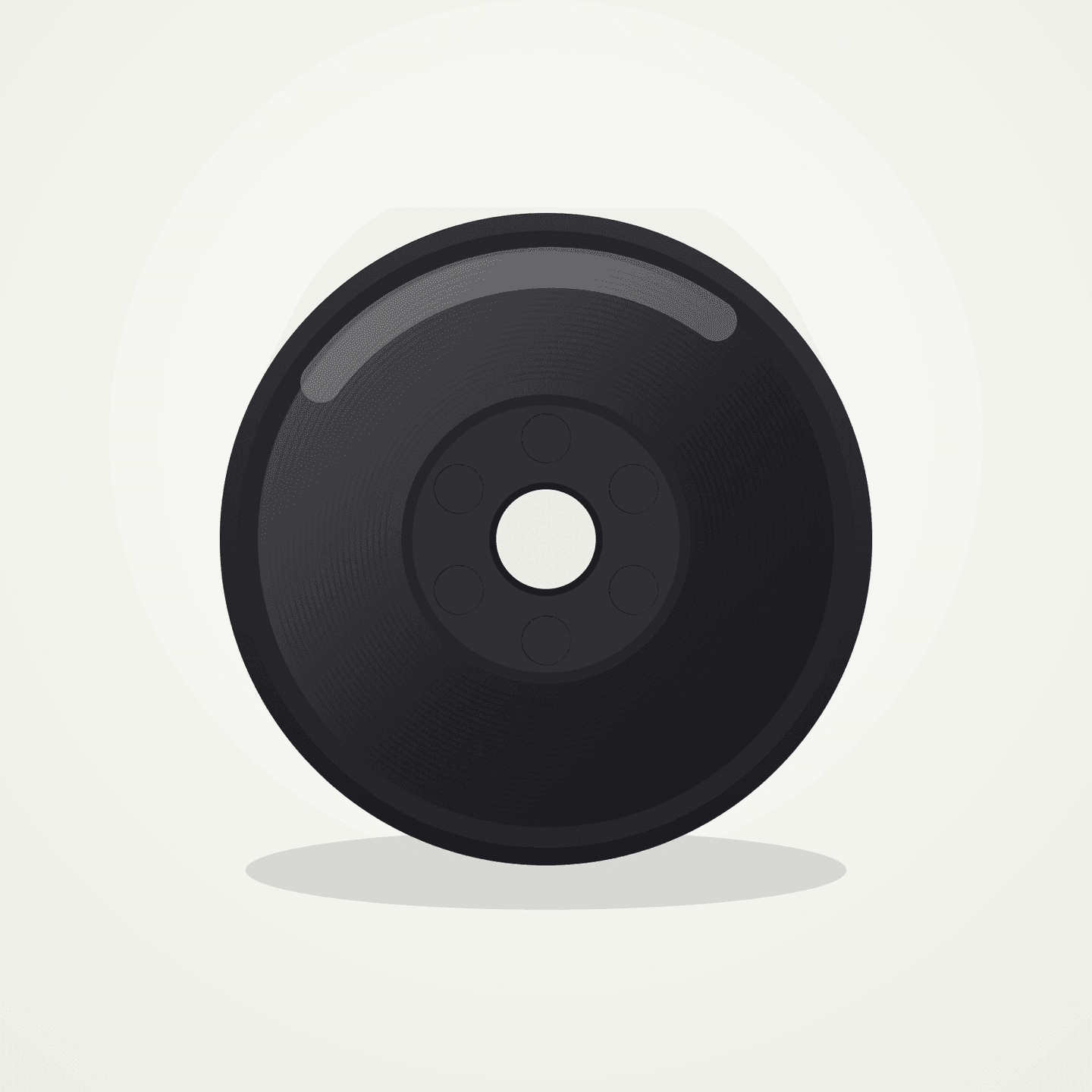 Filament spool — Graphite Black